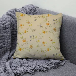 Housse de Coussin Fleur Vintage