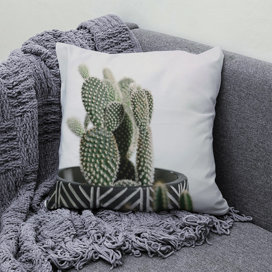 Housse de Coussin Cactus
