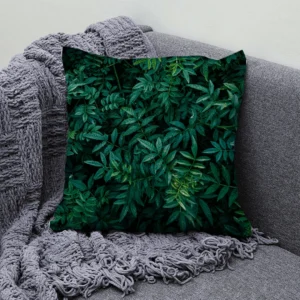 housses de coussins feuille