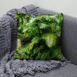 housses de coussins jungle