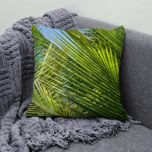 Housse de Coussin Palmier