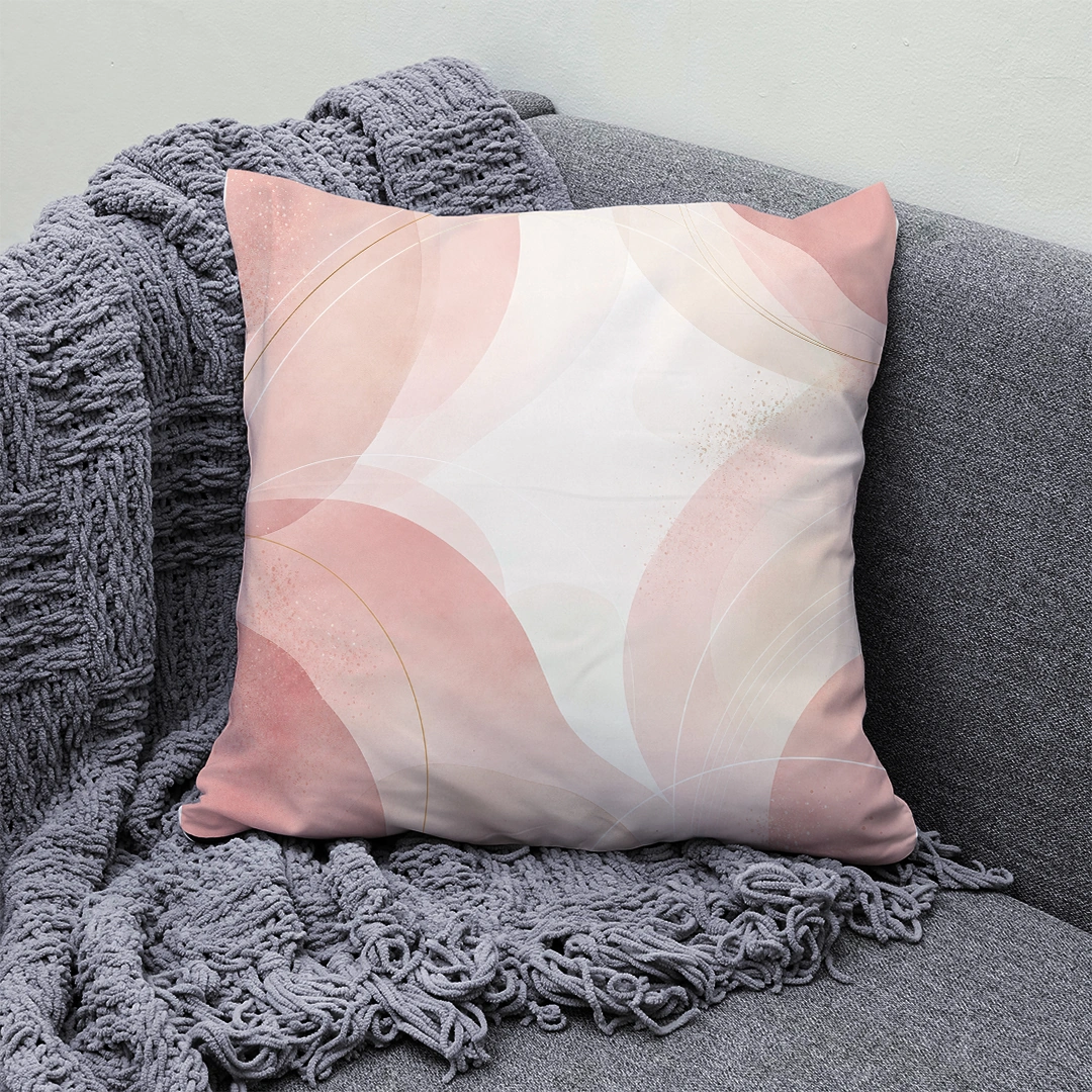 Housse de Coussin 40x40 Rose Poudré