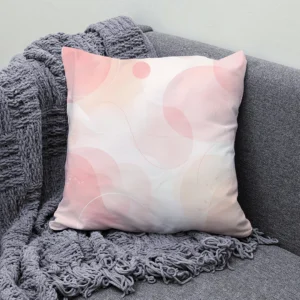 Housse de Coussin Rose Pastel