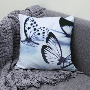 housses de coussins papillon
