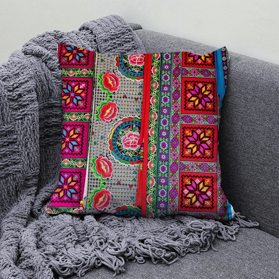 Housse de Coussin Indien
