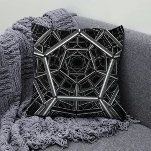 Housse de Coussin Forme Geometrique