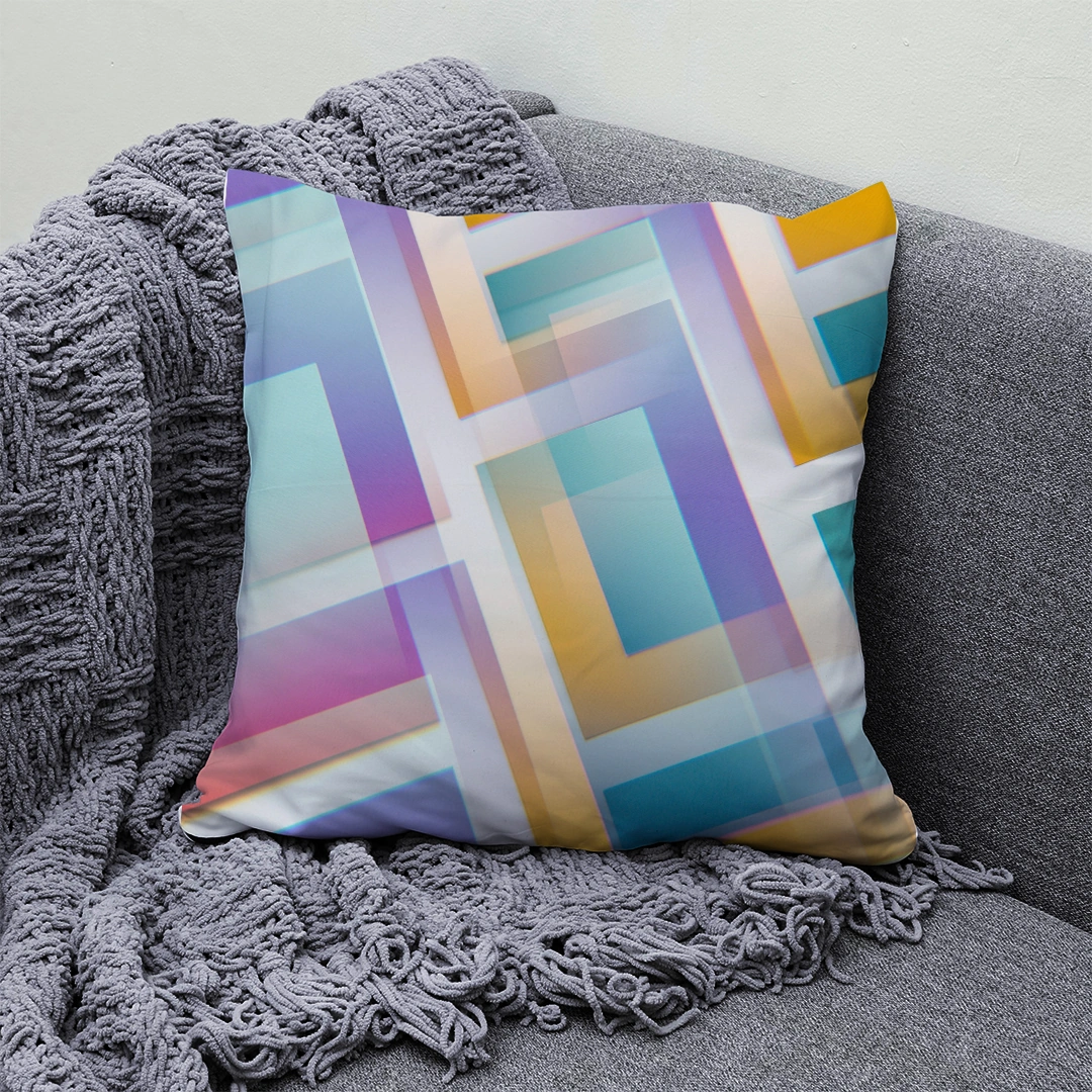 Housse de Coussin Graphique