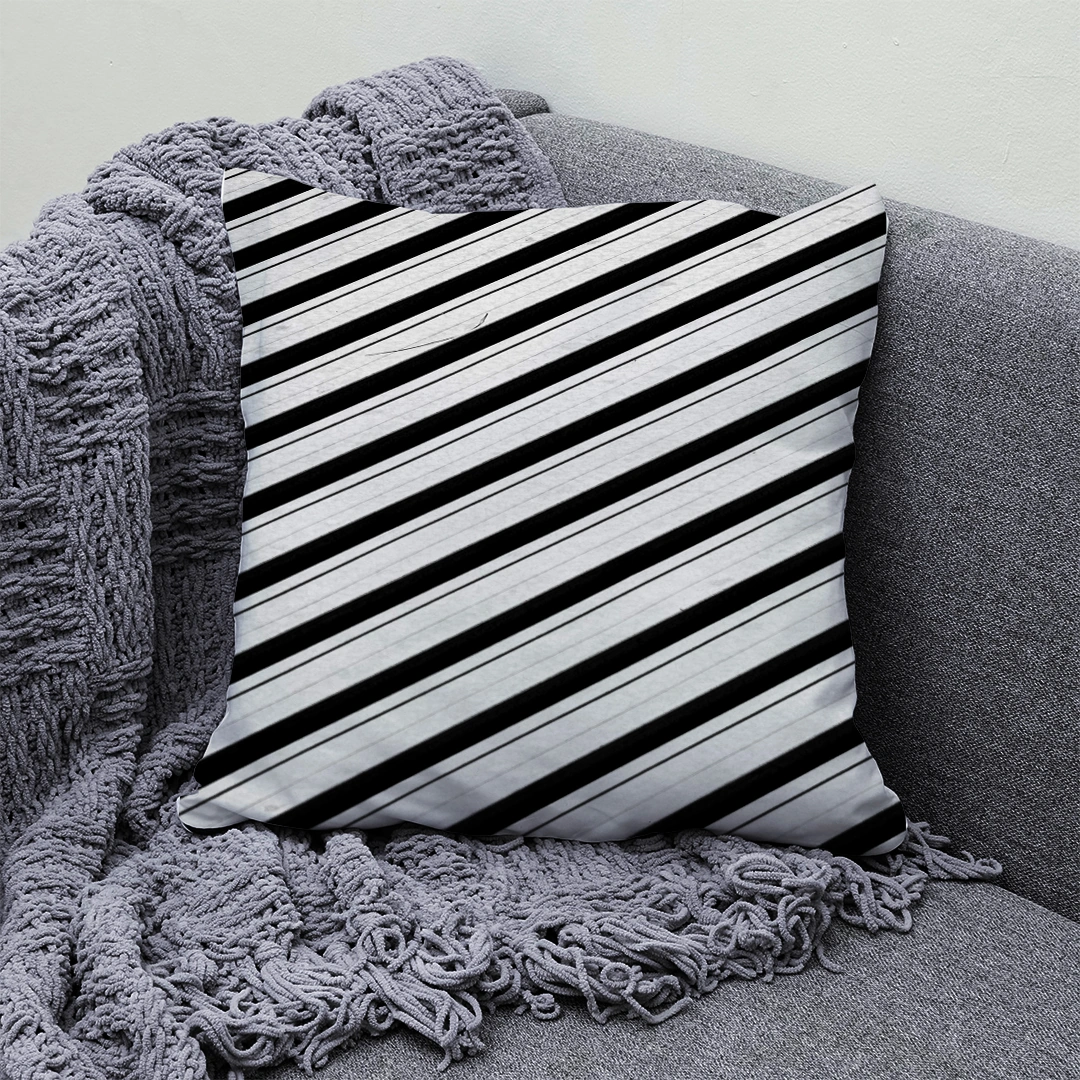 Housse de Coussin Rayure