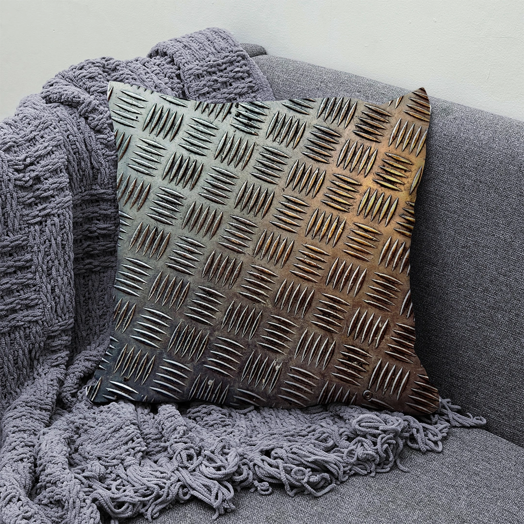 Housse de Coussin Style Industriel