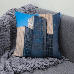 housses de coussins bleu