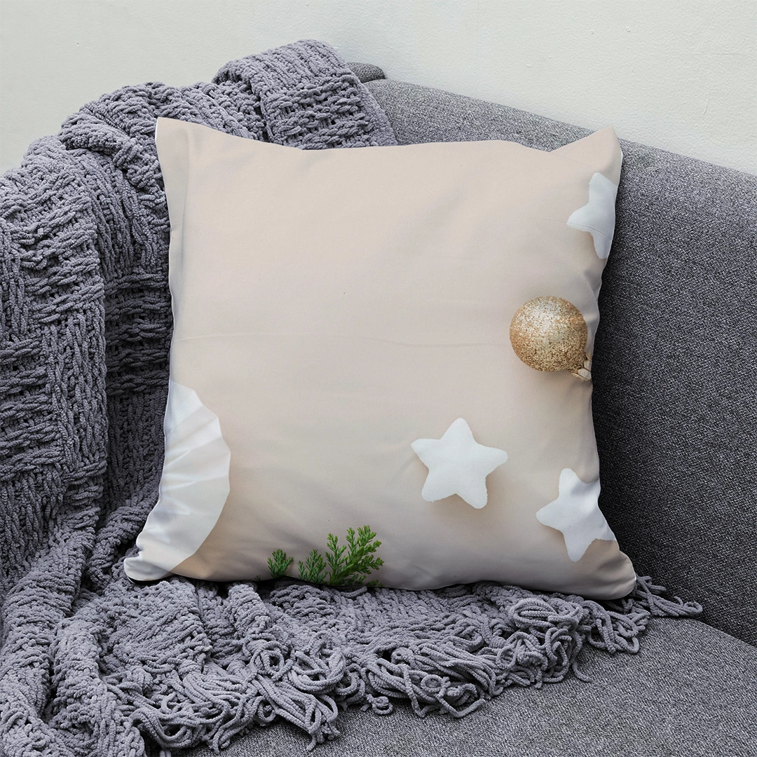 Cadeau Noel Housse de Coussin Atmo