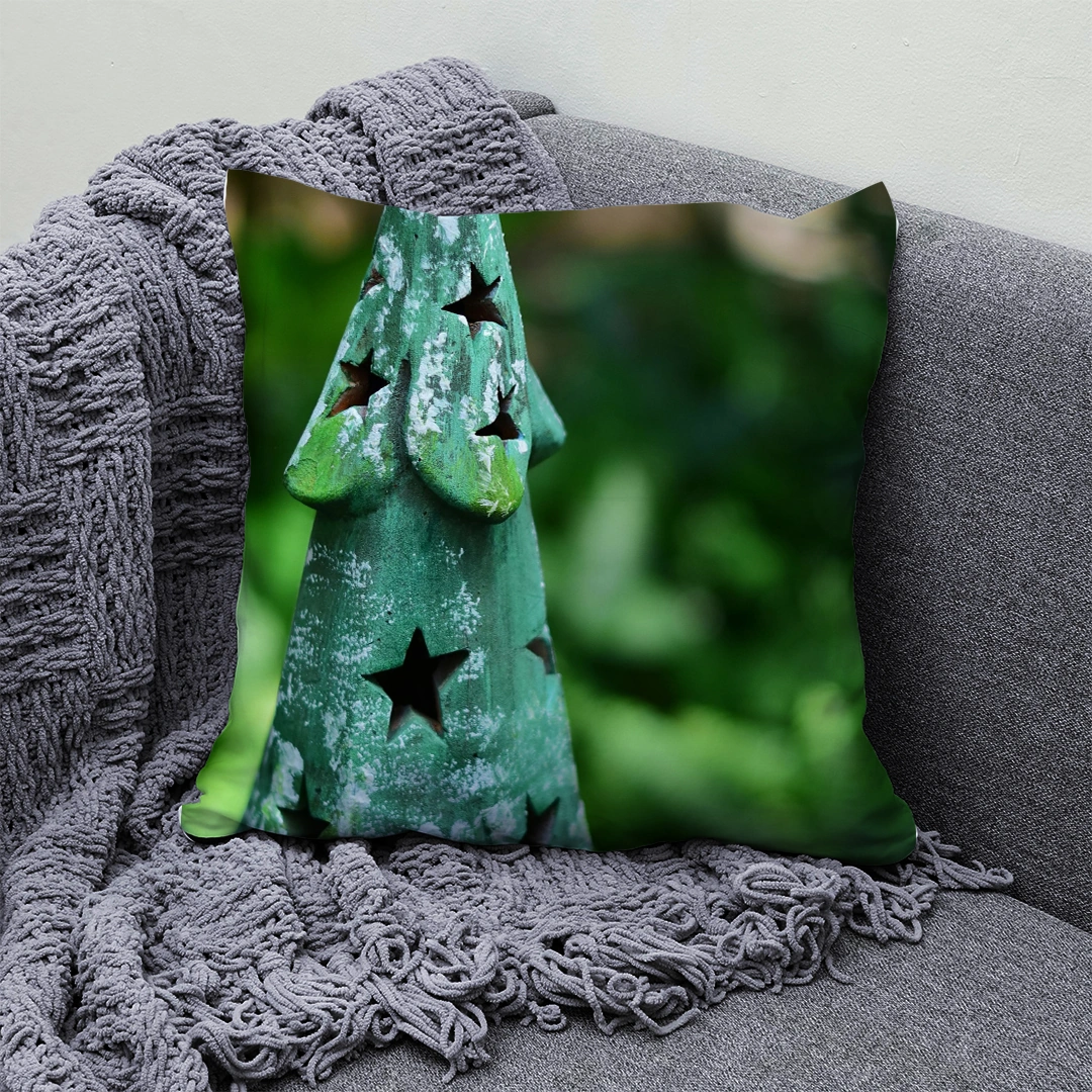 Housse de Coussin Noel Vert