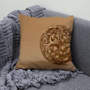 housses de coussins doré